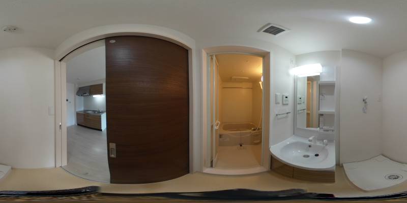 パノラマ画像洗面所