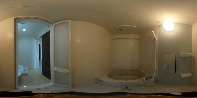 パノラマ画像バスルーム