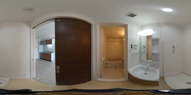 パノラマ画像洗面所