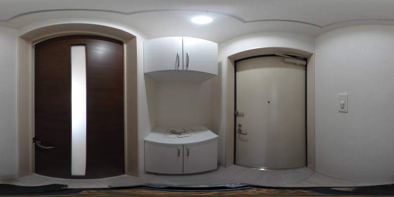 パノラマ画像玄関