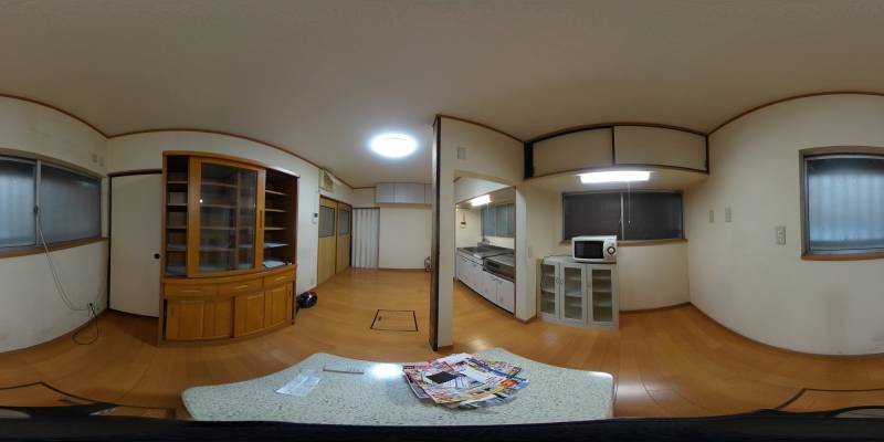 パノラマ画像リビング