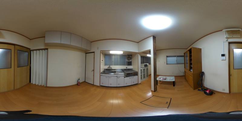 パノラマ画像キッチン