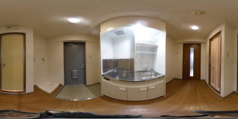 パノラマ画像キッチン