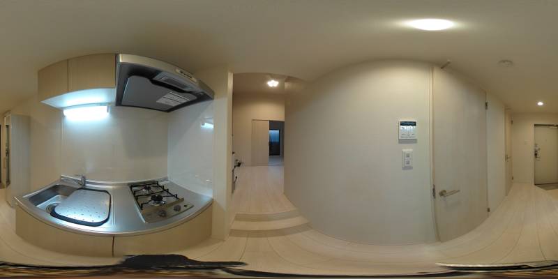 パノラマ画像キッチン