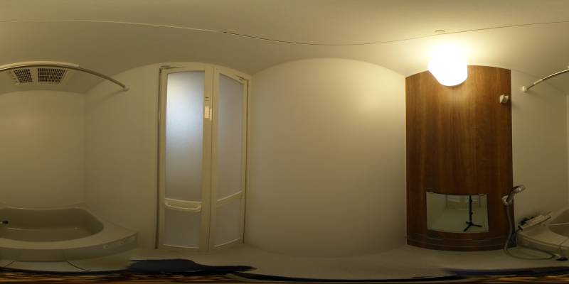 パノラマ画像バスルーム