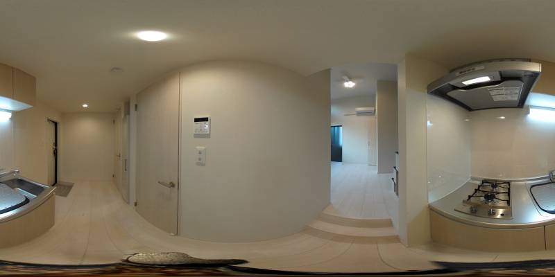 パノラマ画像キッチン