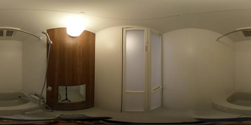 パノラマ画像バスルーム