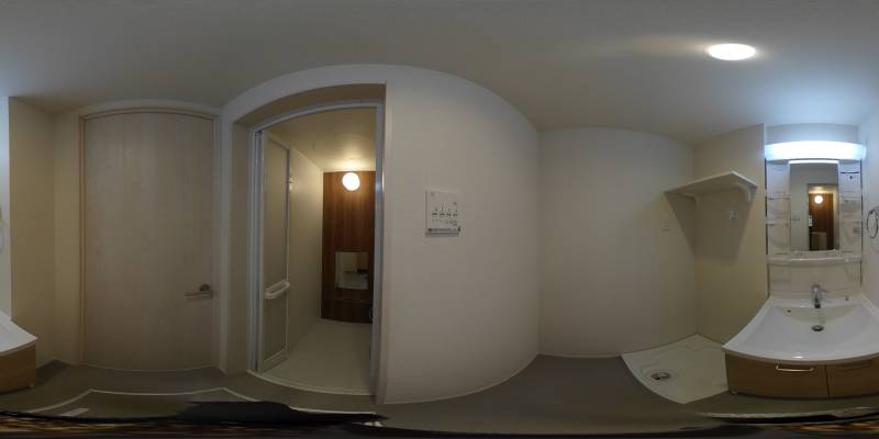 パノラマ画像洗面所