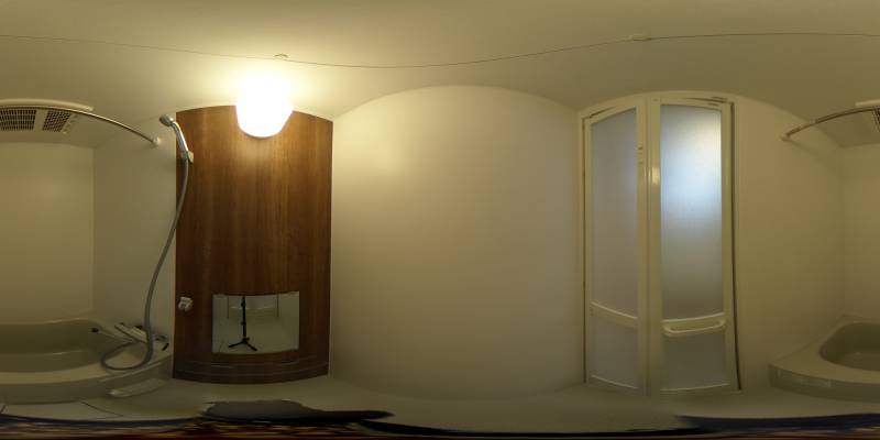 パノラマ画像バスルーム