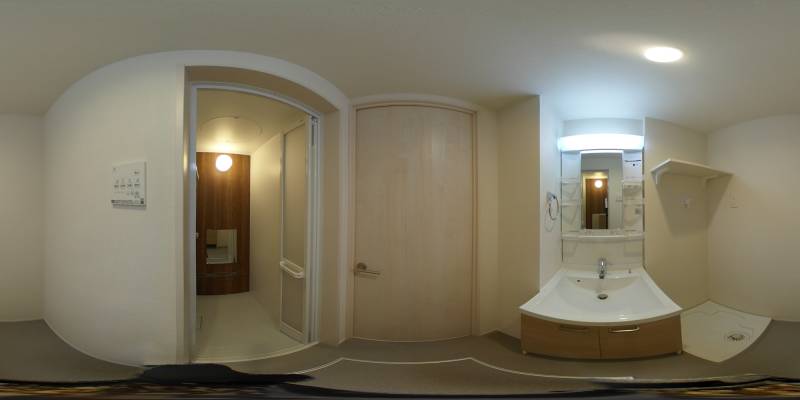 パノラマ画像洗面所