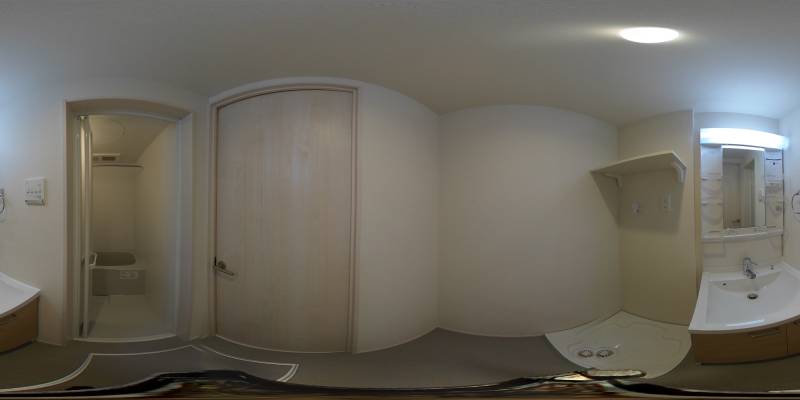 パノラマ画像洗面所