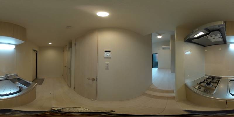 パノラマ画像キッチン