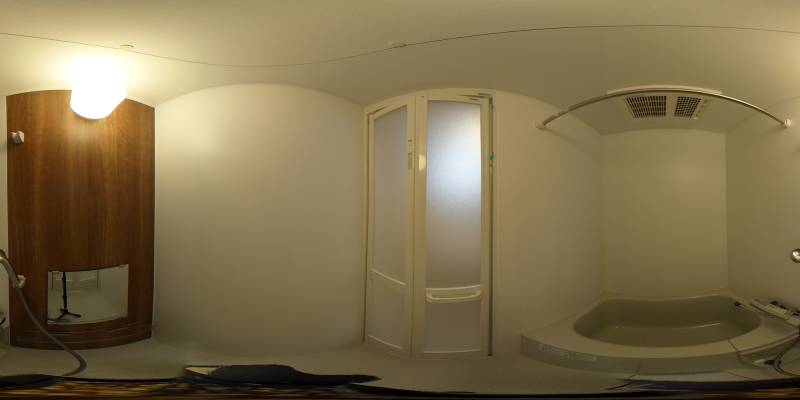 パノラマ画像バスルーム