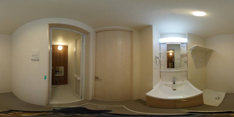 パノラマ画像洗面所