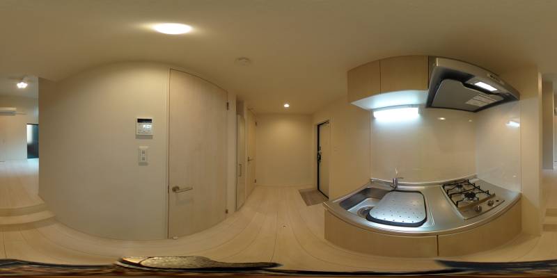 パノラマ画像キッチン