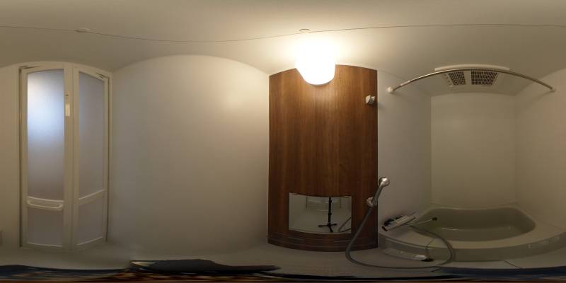 パノラマ画像バスルーム