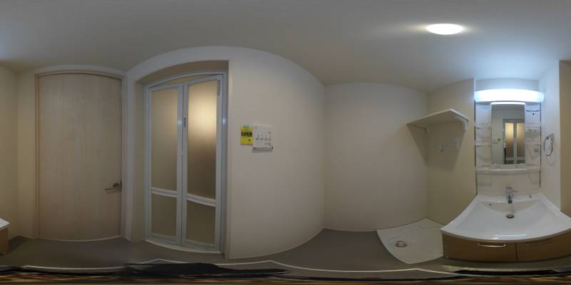 パノラマ画像洗面所