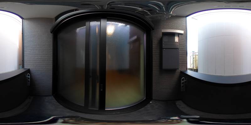 パノラマ画像バルコニー