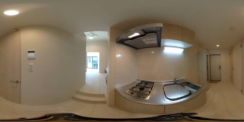 パノラマ画像キッチン