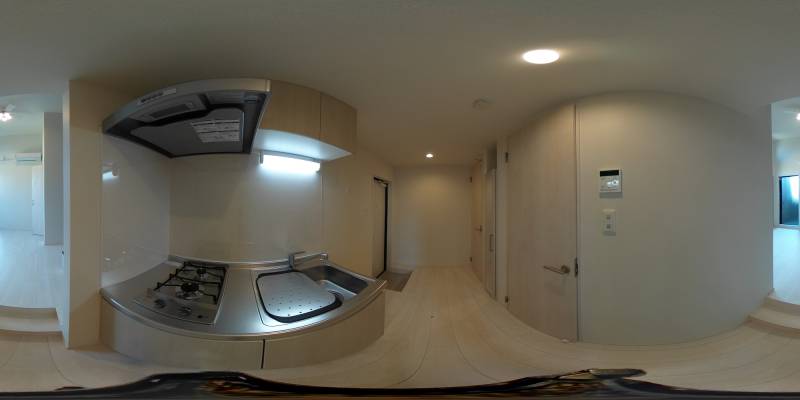 パノラマ画像キッチン