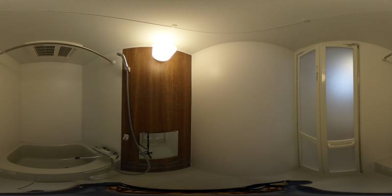 パノラマ画像バスルーム