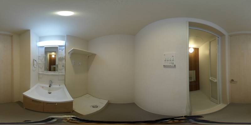 パノラマ画像洗面所
