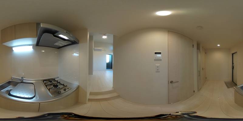 パノラマ画像キッチン