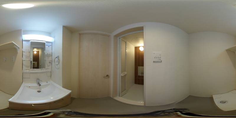 パノラマ画像洗面所