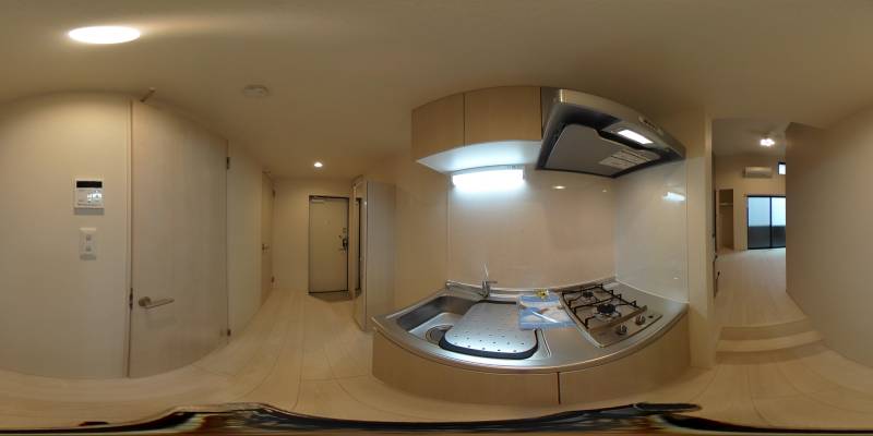 パノラマ画像キッチン