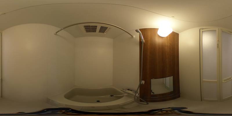 パノラマ画像バスルーム