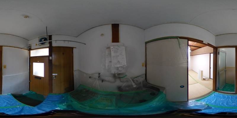 パノラマ画像キッチン