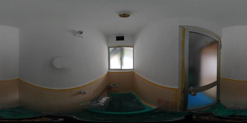 パノラマ画像バスルーム