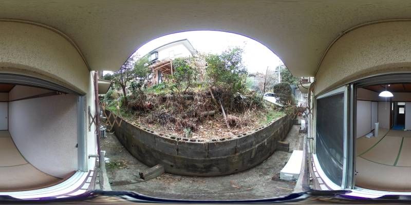 パノラマ画像バルコニー