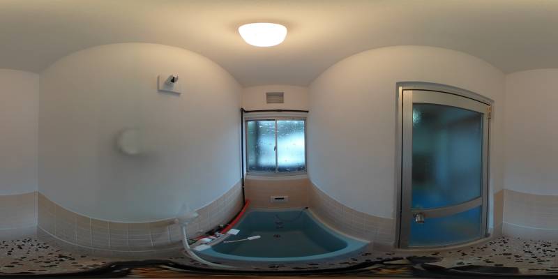 パノラマ画像バスルーム