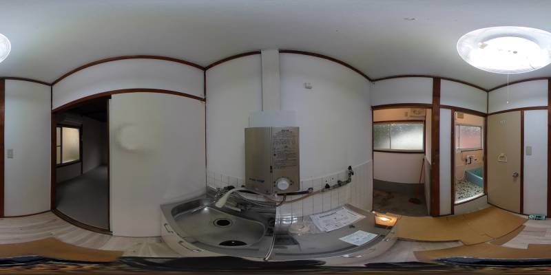 パノラマ画像キッチン