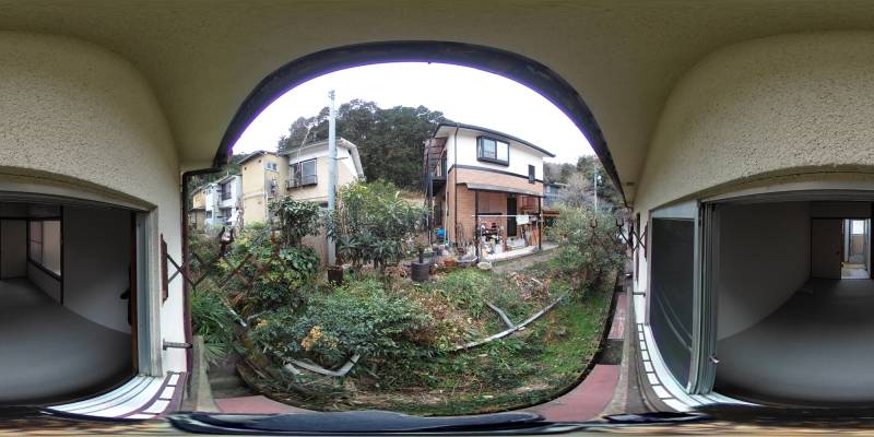 パノラマ画像バルコニー