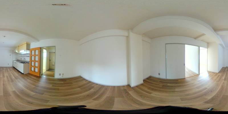 パノラマ画像リビング