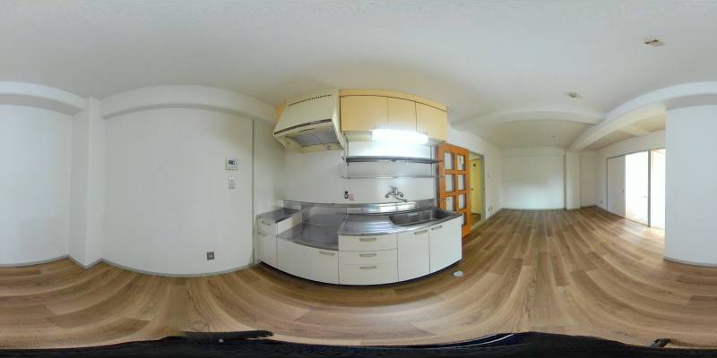 パノラマ画像キッチン