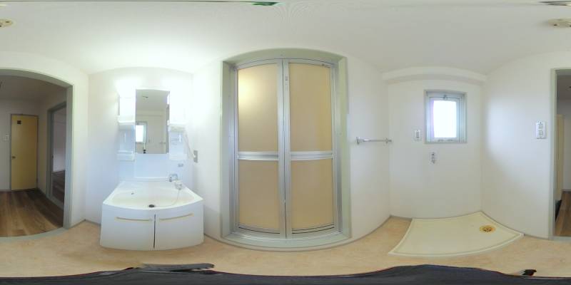 パノラマ画像洗面所