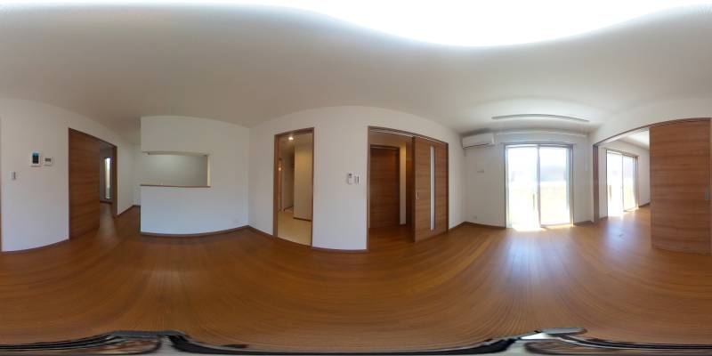 パノラマ画像リビング