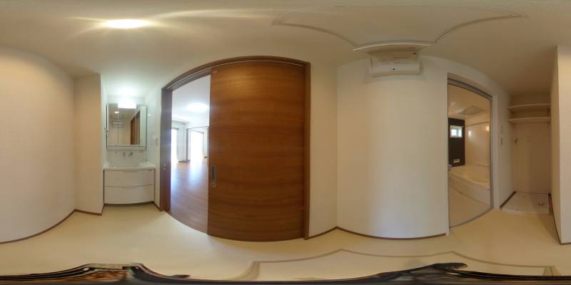 パノラマ画像洗面所