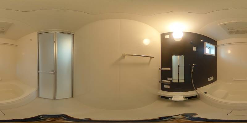 パノラマ画像バスルーム