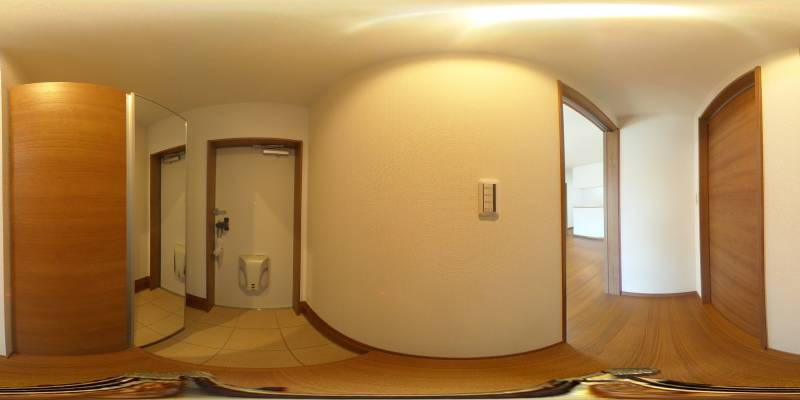 パノラマ画像玄関