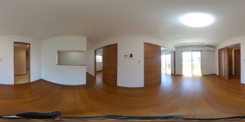 パノラマ画像リビング