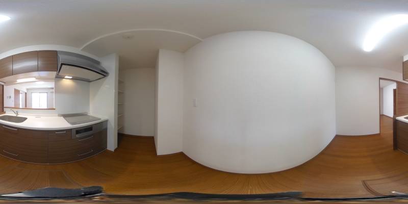パノラマ画像キッチン