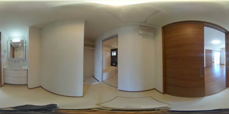 パノラマ画像洗面所