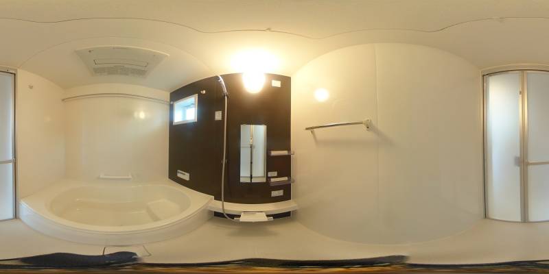 パノラマ画像バスルーム