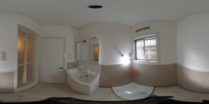 パノラマ画像洗面所