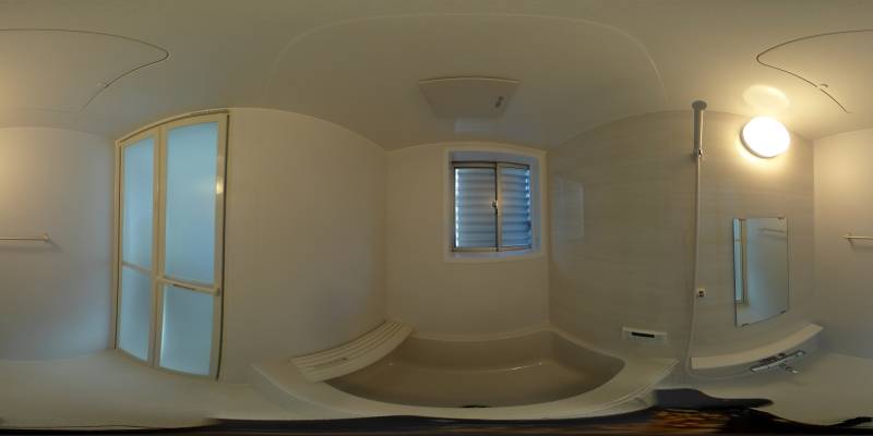 パノラマ画像バスルーム