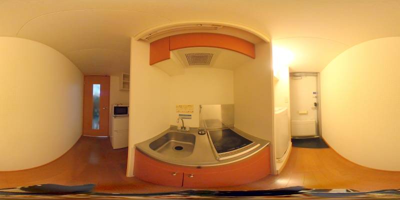 パノラマ画像キッチン